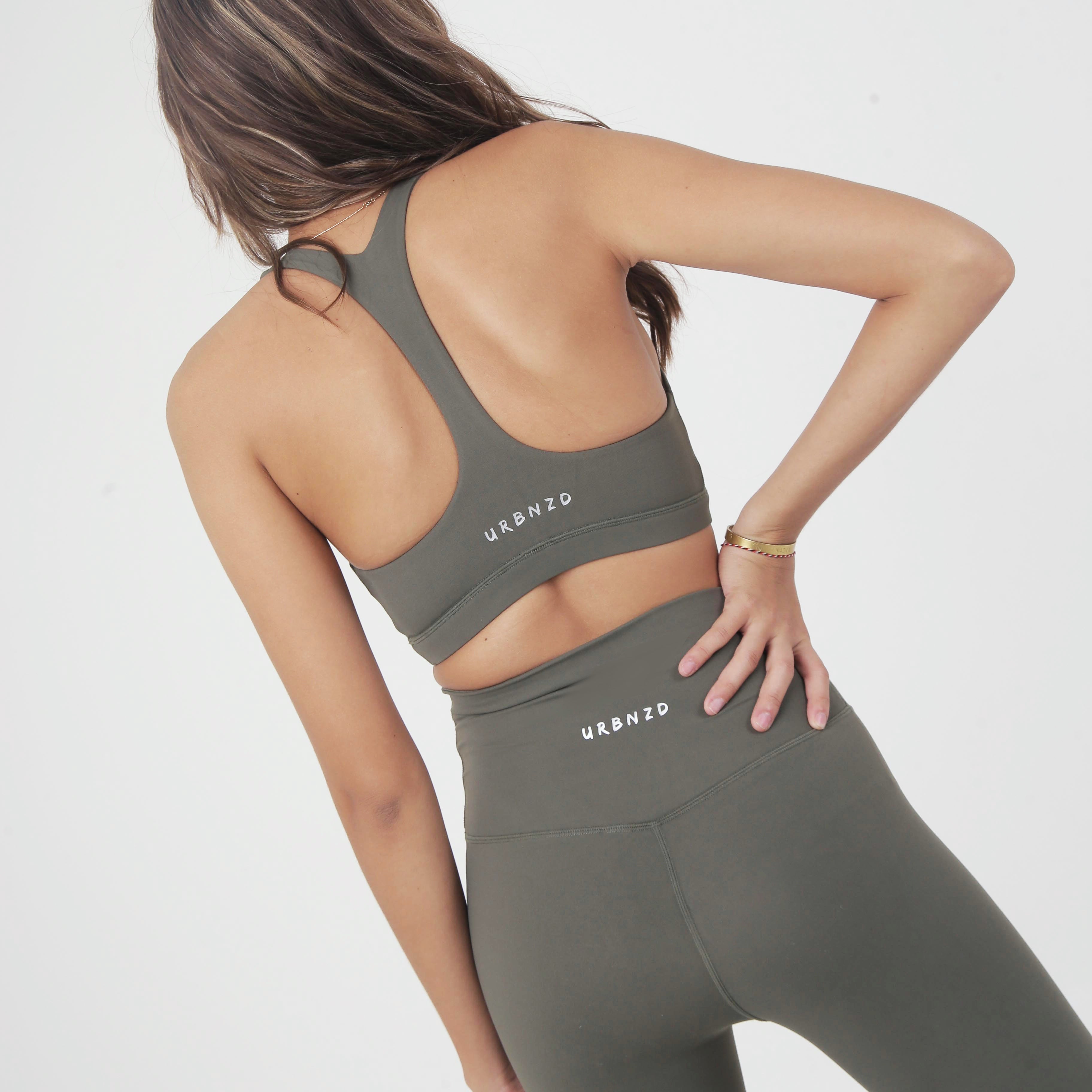 Rylie Racerback Bra - Forest - Urbanized Co. S