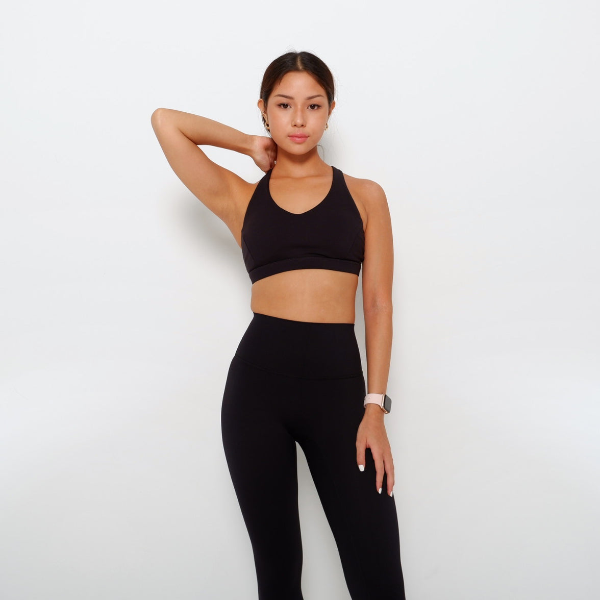 Rylie Racerback Bra - Black - Urbanized Co. S