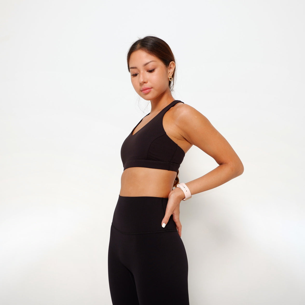 Rylie Racerback Bra - Black - Urbanized Co. S