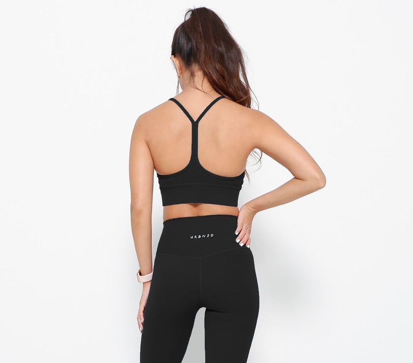 Revitalise Scoop Neck Bra - Black - Urbanized Co. S